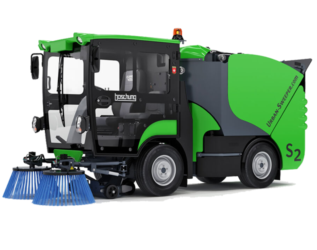 Компактная подметально-уборочная машина Boschung S2 Urban Sweeper для уборки улиц, дизельная