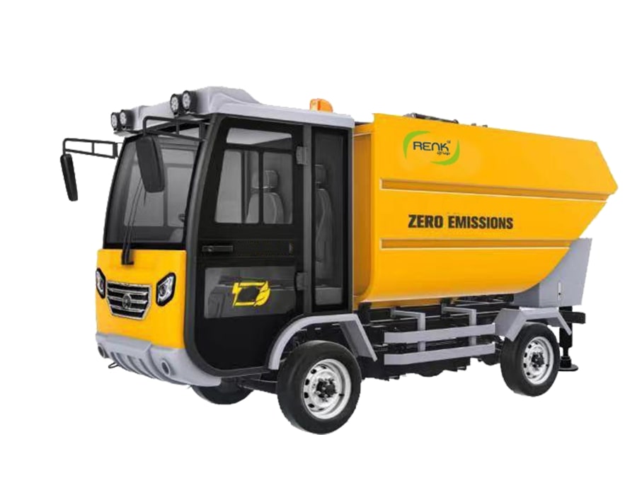 Green Waste MN-DTA Waste Collection Municipality Service Vehicle with Hybrid Accumulator