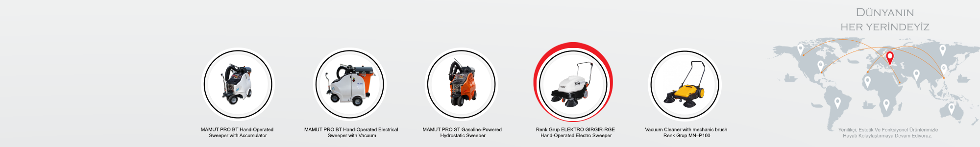 MAMUT PRO ST Gasoline-Powered Hydrostatic Sweeper